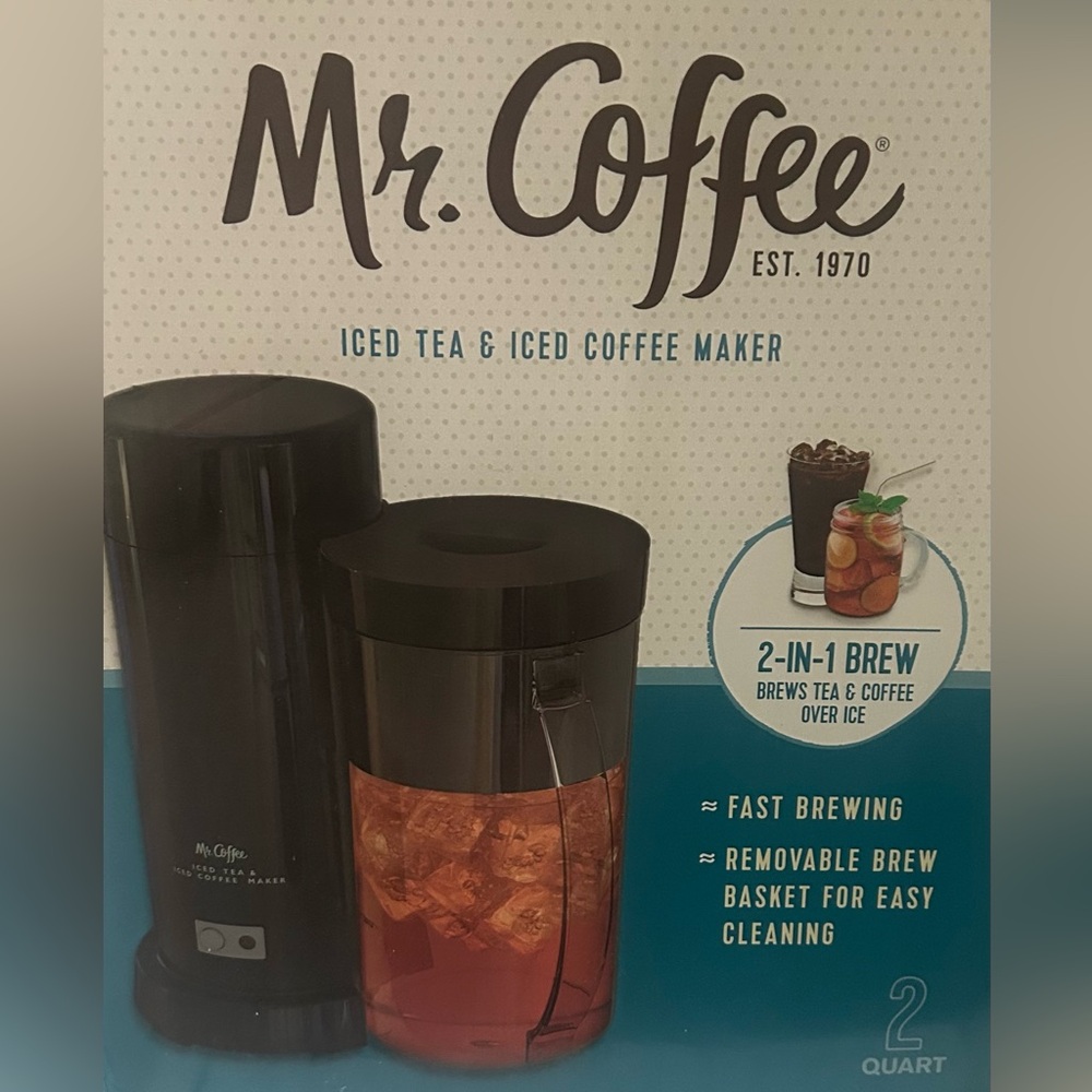 Mr. Coffee Black Iced Tea and Coffee Maker